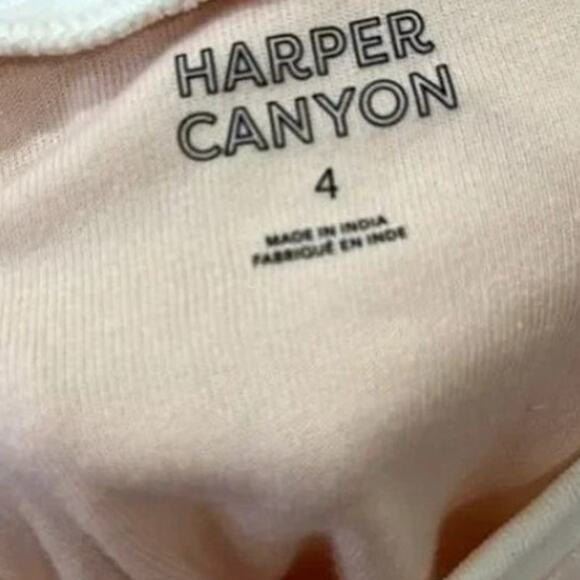 NWT Harper Canyon Girls Pink Velvet Velour Pullover Top Size 4 - Picture 7 of 8